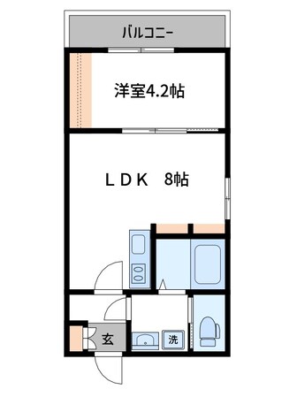 葛西駅 徒歩5分 2階の物件間取画像